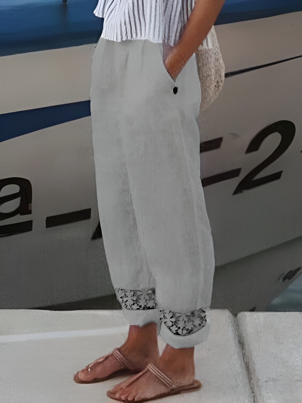 Alejandro I pantalón de lino elegante