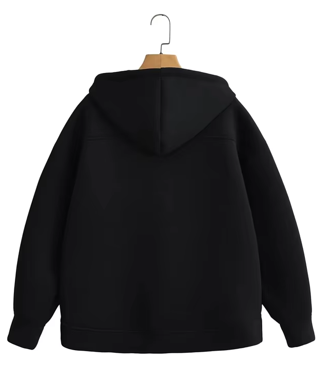 Zoé | Sudadera con capucha oversized con cremallera