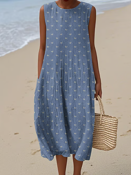 Vestido sencillo con florecitas