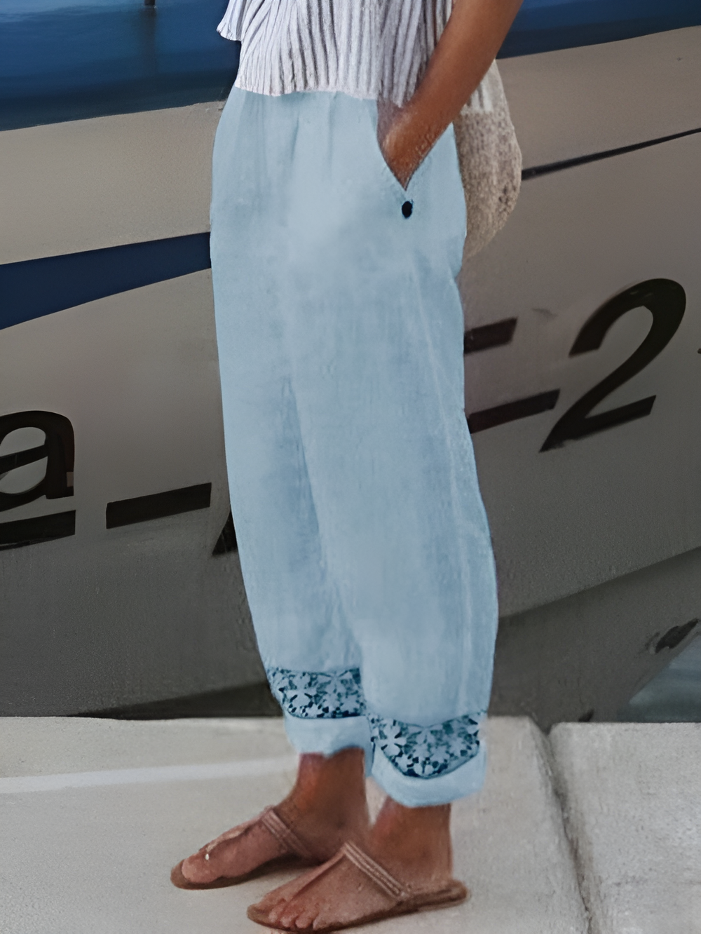 Alejandro I pantalón de lino elegante