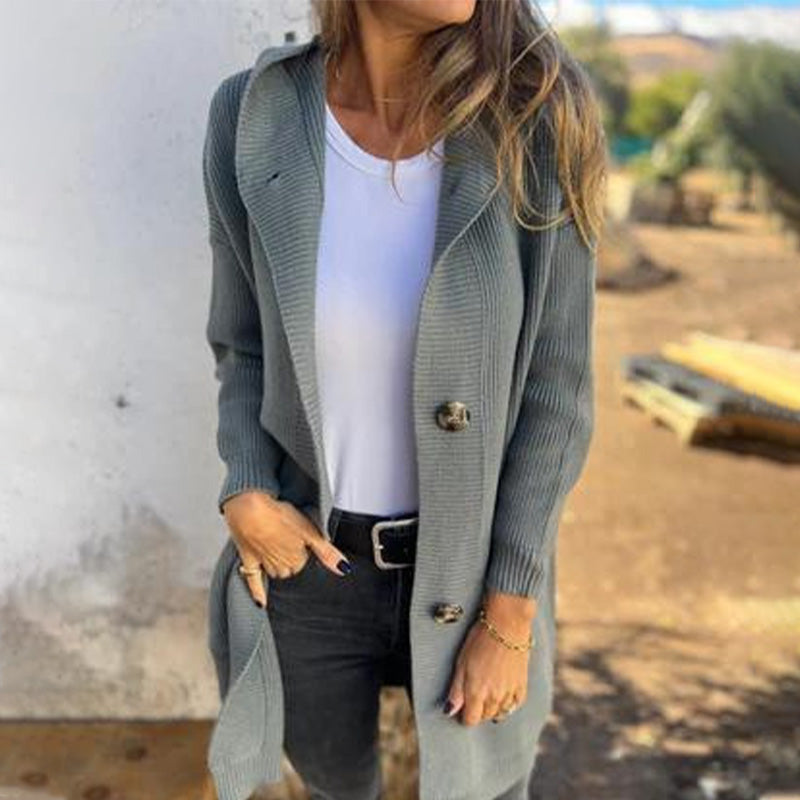 🍂Ofertas de Otoño🍂Chaqueta de punto con capucha para mujeres🥳